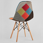 Стул с обивкой в технике пэчворк DSW варинант исполнения - 5 | Loft Concept в Екатеринбурге