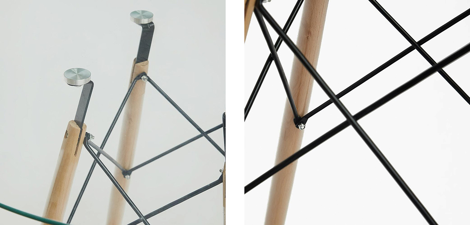 Стол DSW glass table - Loft-Concept в Екатеринбурге