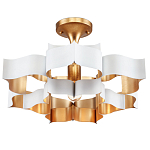 Люстра фигурная в сочетании белого и золотого цвета Shapes Inspired by Nature варинант исполнения - 2 | Loft Concept в Екатеринбурге