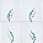 Плитка с узором Ландыш варинант исполнения - 1 | Loft Concept в Екатеринбурге