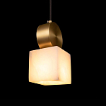 Подвесной светильник светодиодный с квадратным плафоном Stone Helios варинант исполнения - 2 | Loft Concept в Екатеринбурге