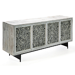 Буфет в гостиную с инкрустацией Palm Sideboard with Bone Inlay варинант исполнения - 3 | Loft Concept в Екатеринбурге