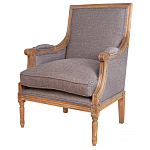 Кресло William Classical Armchair grey flax варинант исполнения - 3 | Loft Concept в Екатеринбурге