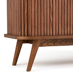 ТВ-тумба с двумя раздвижными дверцами Toinette Brown TV Stand варинант исполнения - 6 | Loft Concept в Екатеринбурге