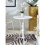 Столик белый кованный в прованском стиле Vaucluse варинант исполнения - 4 | Loft Concept в Екатеринбурге