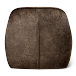 Барный стул со спинкой и подлокотниками на 4-х деревянных ножках Douglas Rhombus Коричневый Велюр варинант исполнения - 4 | Loft Concept в Екатеринбурге