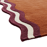 Ковер с оригинальной волнистой отделкой Woven from Wool варинант исполнения - 2 | Loft Concept в Екатеринбурге