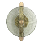 Бра с круглым стеклянным плафоном Gingham варинант исполнения - 7 | Loft Concept в Екатеринбурге