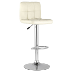 Барный стул с сиденьем молочного цвета Honory варинант исполнения - 1 | Loft Concept в Екатеринбурге