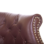 Диван из натуральной кожи на 4-х деревянных ножках из массива бука Chloe Leather Seating vine варинант исполнения - 4 | Loft Concept в Екатеринбурге