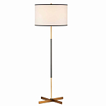 Торшер с тканевым абажуром в форме цилиндра Pinwheel Shape Base варинант исполнения - 1 | Loft Concept в Екатеринбурге