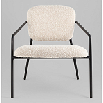 Кресло лаунж Rooney букле белый варинант исполнения - 2 | Loft Concept в Екатеринбурге