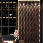 Гипсовая 3D панель с принтографией PM-36 варинант исполнения - 1 | Loft Concept в Екатеринбурге