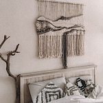 Панно Современный Гобелен ручная работа Туманное Утро варинант исполнения - 3 | Loft Concept в Екатеринбурге