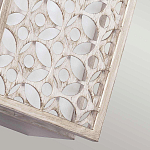 Бра прямоугольное в серебрянном цвете с ажурной решеткой Feiss варинант исполнения - 5 | Loft Concept в Екатеринбурге