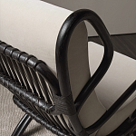 Дизайнерское кресло из ротанга Gio Ponti CONTINUUM D.163.7 BY BONACINA 1889 Armchair варинант исполнения - 4 | Loft Concept в Екатеринбурге