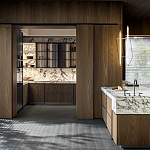 Раздвижные деревянные двери для кухни SISTEMA 7 Dada Engenereed Doors варинант исполнения - 1 | Loft Concept в Екатеринбурге