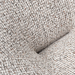 Кресло вращающееся круглой формы из серого шенилла Favorite Vacation Place варинант исполнения - 1 | Loft Concept в Екатеринбурге