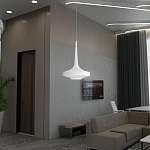 Подвесной вязаный белый светильник «Лампа Марракеша» варинант исполнения - 3 | Loft Concept в Екатеринбурге