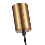 Подвесной светильник со стеклянным плафоном янтарного цвета Prestige варинант исполнения - 5 | Loft Concept в Екатеринбурге