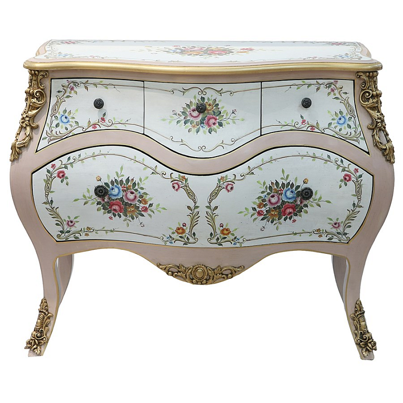 Комод Rococo Reminder Белый Золотой в Екатеринбурге | Loft Concept 