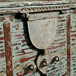 Большой Индийский сундук Бирюзовый цвет Loft-Concept  варинант исполнения - 1 | Loft Concept в Екатеринбурге