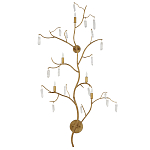 Бра с каркасом в виде веток усыпанных кристаллами Branches with Crystals варинант исполнения - 3 | Loft Concept в Екатеринбурге