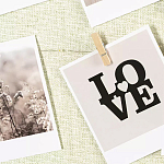 Рамка для фото с подсветкой c деревянными прищепками в комплекте Photo Backlight варинант исполнения - 4 | Loft Concept в Екатеринбурге