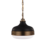 Подвесной светильник с круглым белым плафоном в индустриальном стиле Feiss варинант исполнения - 1 | Loft Concept в Екатеринбурге