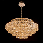 Люстра хрустальная в неоклассическом стиле на золотистом каркасе Majesty варинант исполнения - 7 | Loft Concept в Екатеринбурге