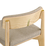 Барный стул из массива ясеня Elegant Ash Shape варинант исполнения - 1 | Loft Concept в Екатеринбурге