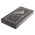 Подарочные нарды из натурального камня с гравировкой Backgammon from Stone варинант исполнения - 8 | Loft Concept в Екатеринбурге