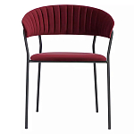 Стул мягкий с бархатистой велюровой спинкой и сиденьем Wine Chair варинант исполнения - 1 | Loft Concept в Екатеринбурге