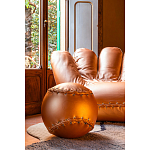 Дизайнерский кожаный пуф в виде бейсбольного мяча Poltronova Joe Ball Pouf варинант исполнения - 5 | Loft Concept в Екатеринбурге