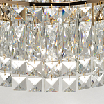 Потолочный светильник круглый с прозрачными подвесками Lunet варинант исполнения - 8 | Loft Concept в Екатеринбурге