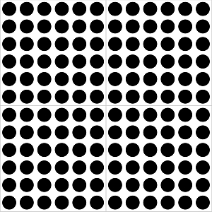 Дизайнерская плитка с узором Круг малый