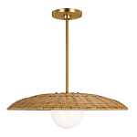 Люстра круглая из ротанга Long Lasting Chandelier варинант исполнения - 1 | Loft Concept в Екатеринбурге