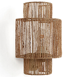 Бра с плетенным из джута плафоном Jutti H30 см варинант исполнения - 1 | Loft Concept в Екатеринбурге