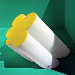 Настольная дизайнерская лампа Poltronova Passiflora Yellow Table Lamp варинант исполнения - 6 | Loft Concept в Екатеринбурге