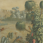 Обои ручная роспись Le Brésil Brume варинант исполнения - 1 | Loft Concept в Екатеринбурге