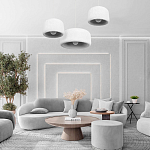 Подвесной светильник с круглым рельефным абажуром Sergey Makhno варинант исполнения - 6 | Loft Concept в Екатеринбурге