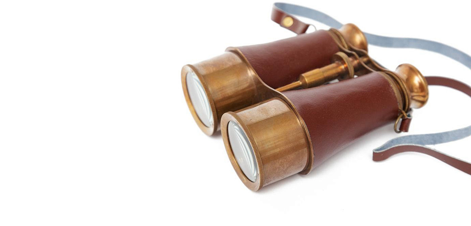Винтажный бинокль в подарочной коробке Victorian Era Brass Binoculars - Loft-Concept в Екатеринбурге