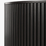 Черный приставной стол с местом для хранения Smart Textured Table варинант исполнения - 3 | Loft Concept в Екатеринбурге