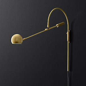 Бра Restoration Hardware ORBITER II Wall lamp Brass