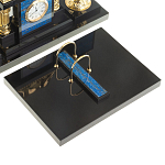 Настольный письменный набор из лазурита с декором в виде льва Golden Lion варинант исполнения - 3 | Loft Concept в Екатеринбурге