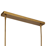 Люстра линейная полукруглой формы Wooden Horseshoe варинант исполнения - 5 | Loft Concept в Екатеринбурге