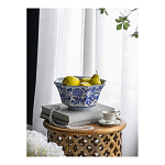 Чаша белая с синим цветочным узором Chino Dishes варинант исполнения - 2 | Loft Concept в Екатеринбурге