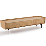 ТВ-тумба с плетеным декором Buckley Wicker TV Stand варинант исполнения - 2 | Loft Concept в Екатеринбурге