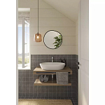 Зеркало круглое с асимметрией Light Reflection варинант исполнения - 2 | Loft Concept в Екатеринбурге