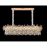 Люстра с декоративными элементами в виде крупных хрустальных цветов Palace Gardens варинант исполнения - 4 | Loft Concept в Екатеринбурге